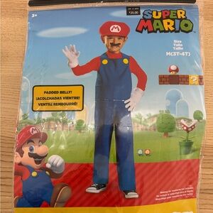 Supe Mario costume 3t-4t